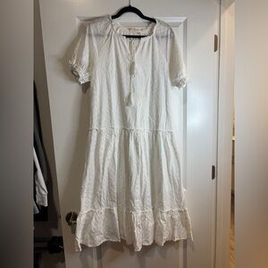 White Midi Dress